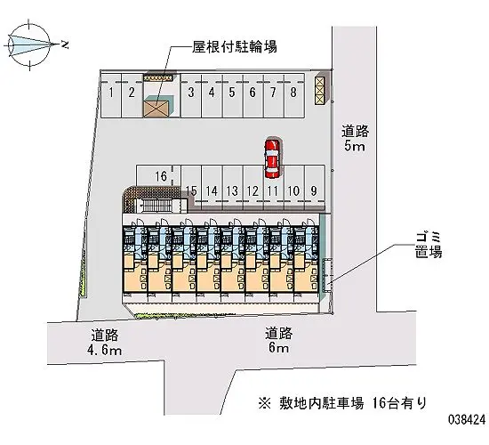 ★手数料０円★福岡市早良区小田部３丁目　月極駐車場（LP）